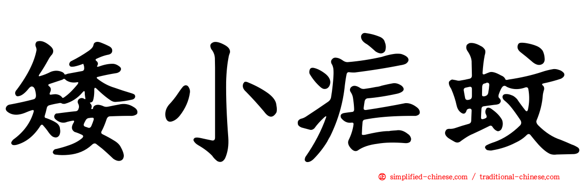 矮小疟蚊