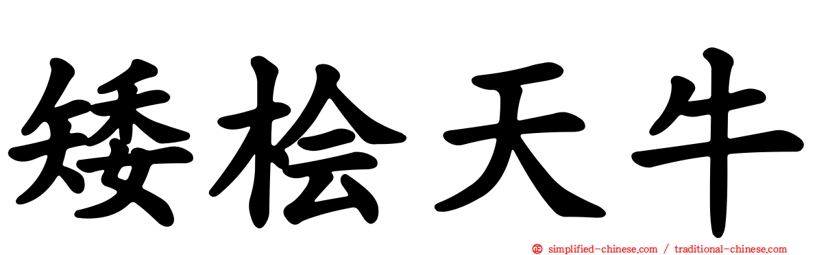 矮桧天牛