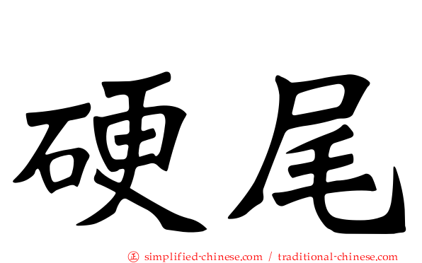 硬尾