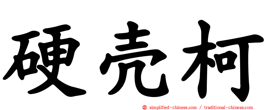 硬壳柯