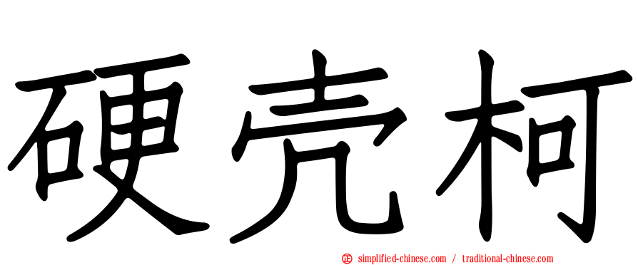 硬壳柯
