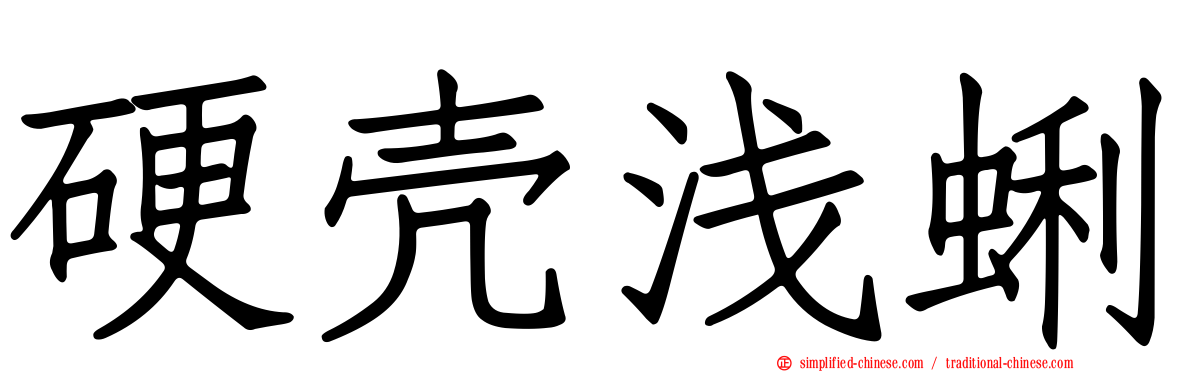 硬壳浅蜊