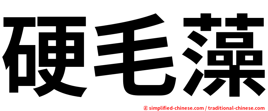 硬毛藻