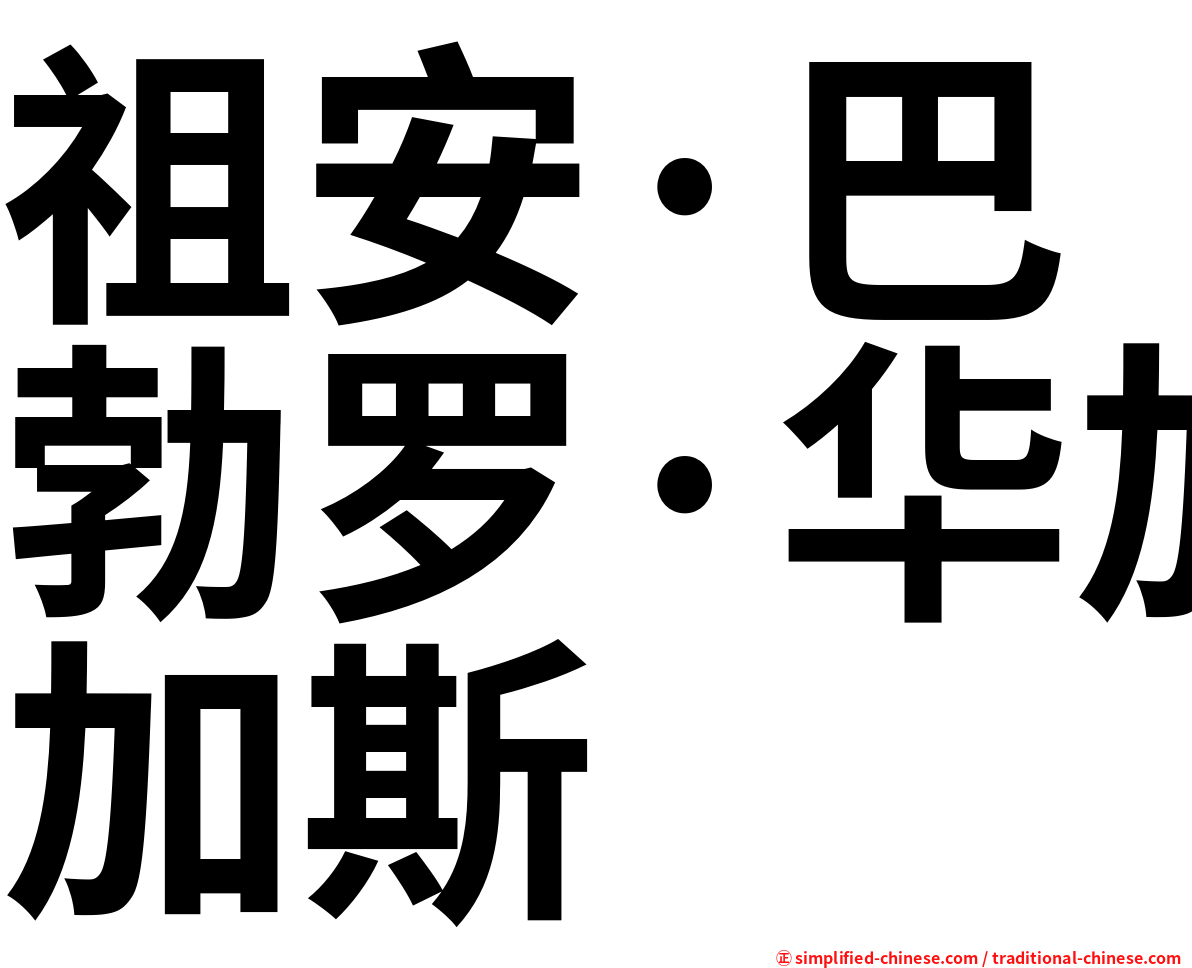 祖安·巴勃罗·华加斯
