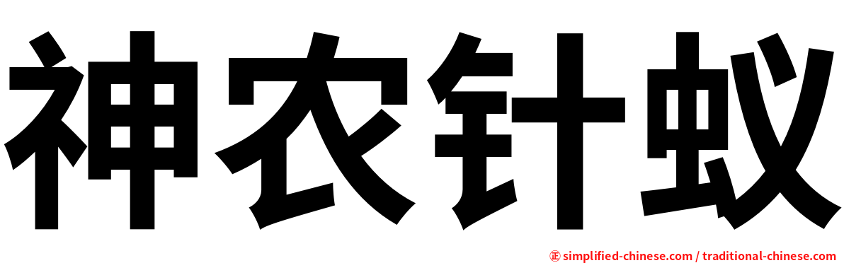 神农针蚁