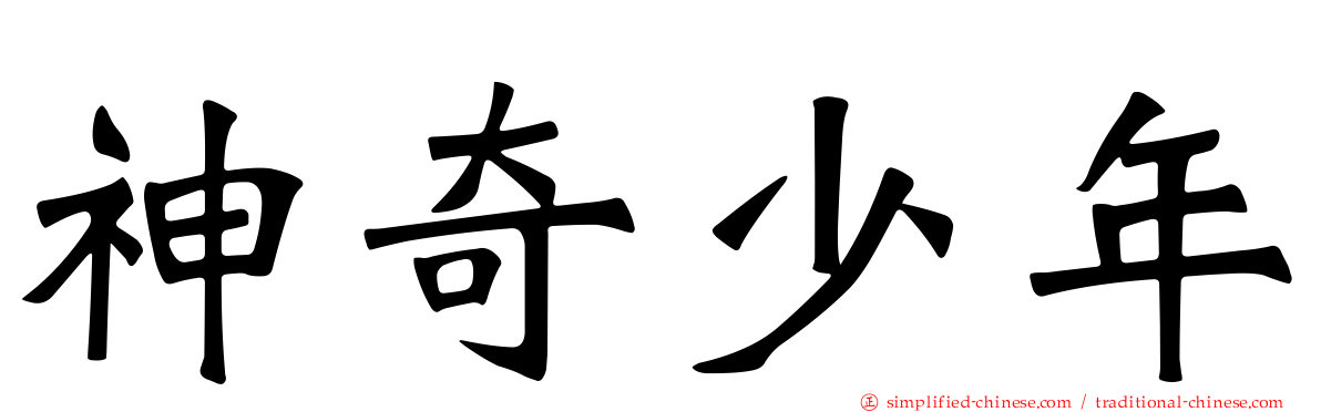 神奇少年