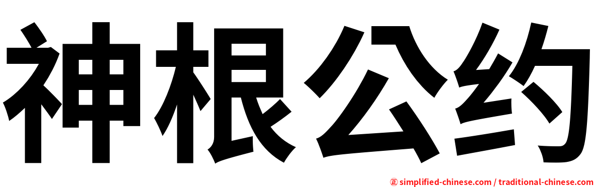 神根公约