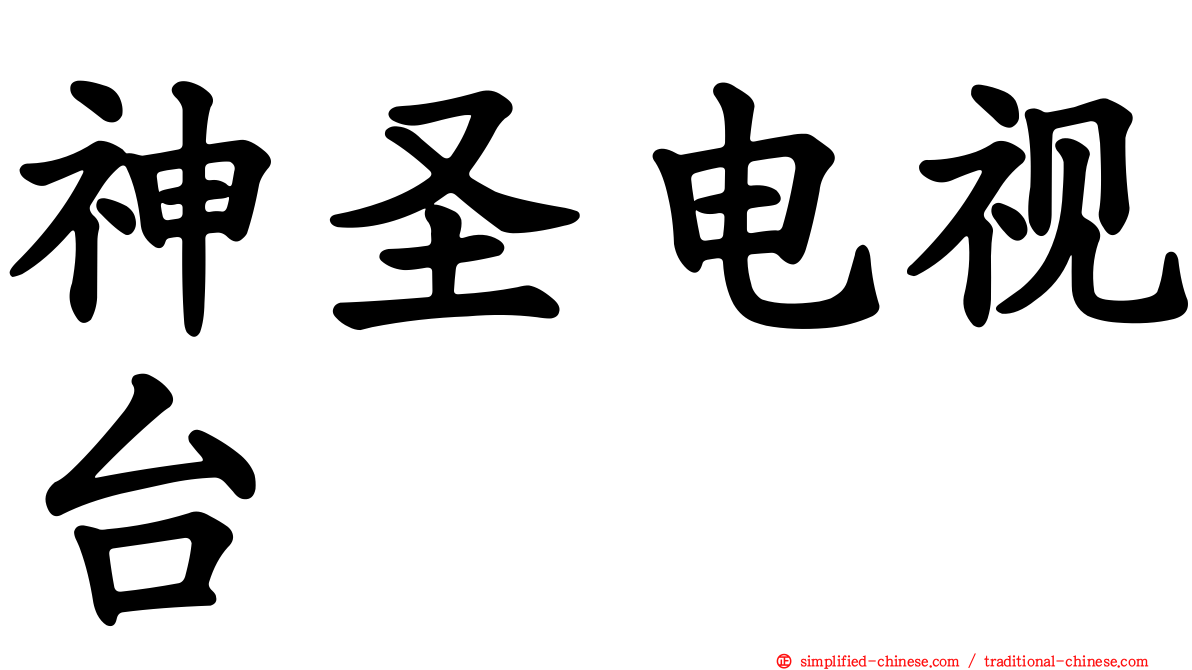 神圣电视台