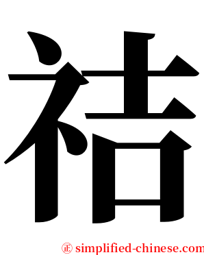 祮 serif font