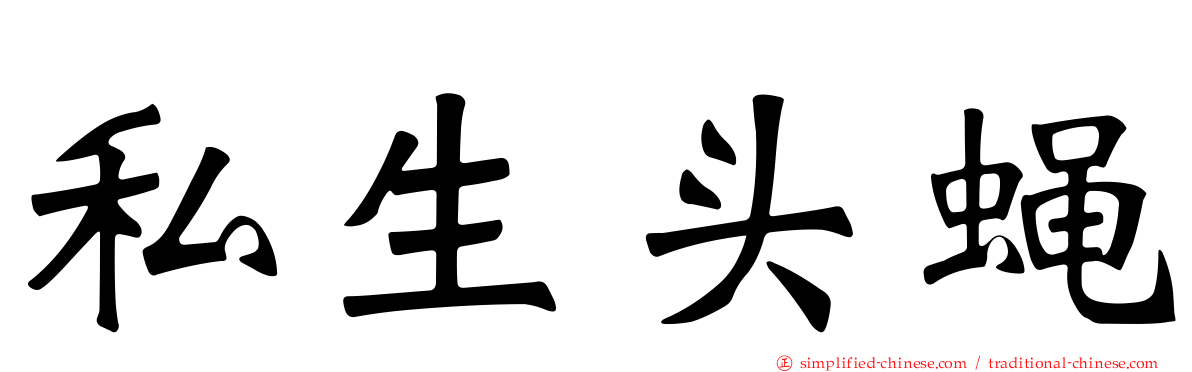 私生头蝇