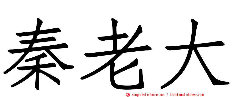 秦老大