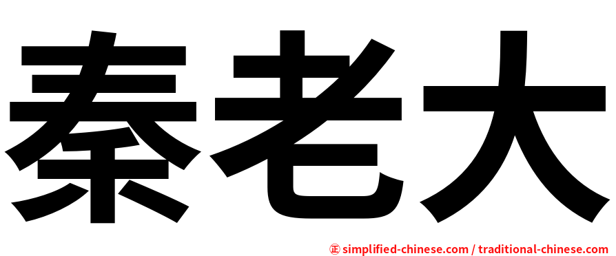 秦老大