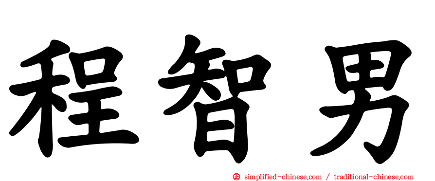 程智男