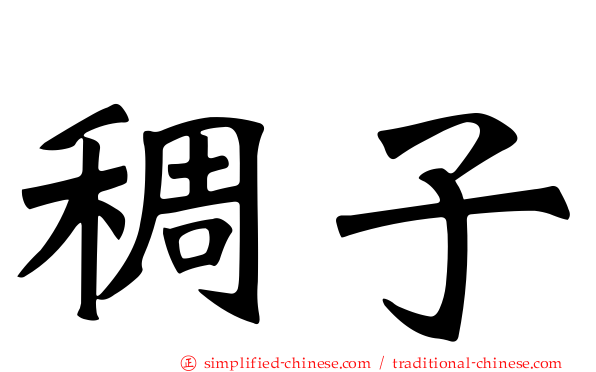 稠子