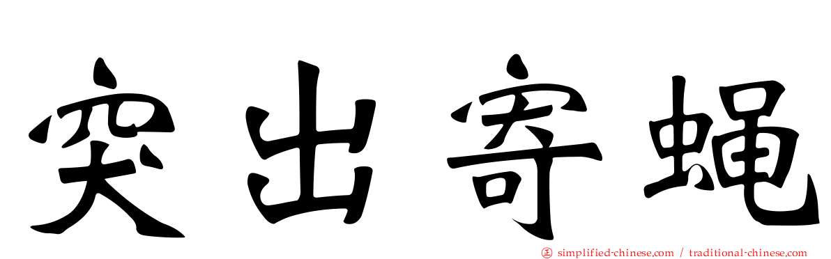 突出寄蝇