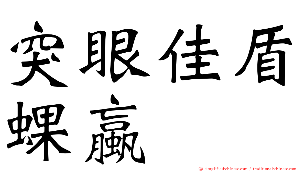 突眼佳盾蜾蠃