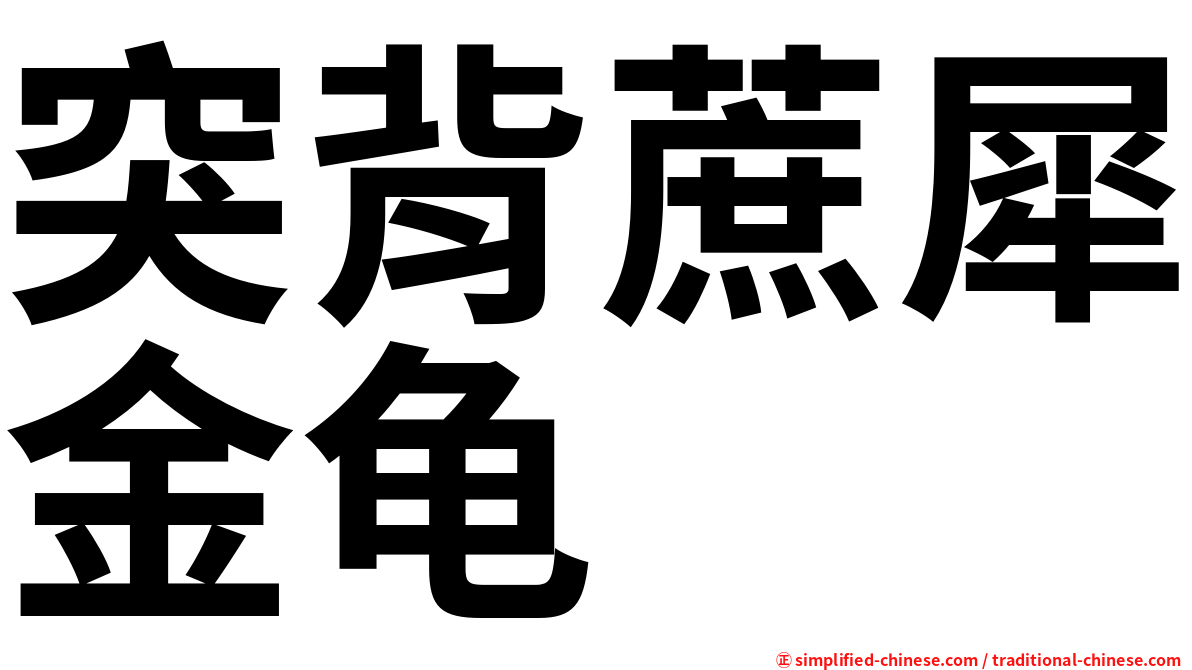 突背蔗犀金龟