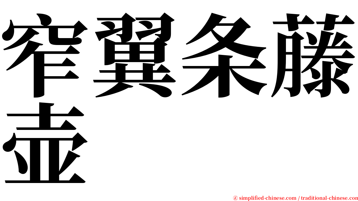 窄翼条藤壶 serif font