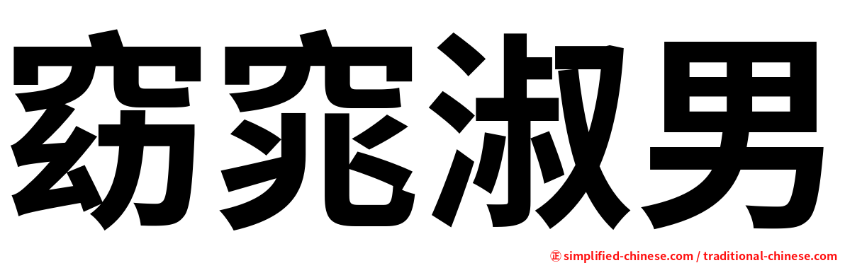 窈窕淑男