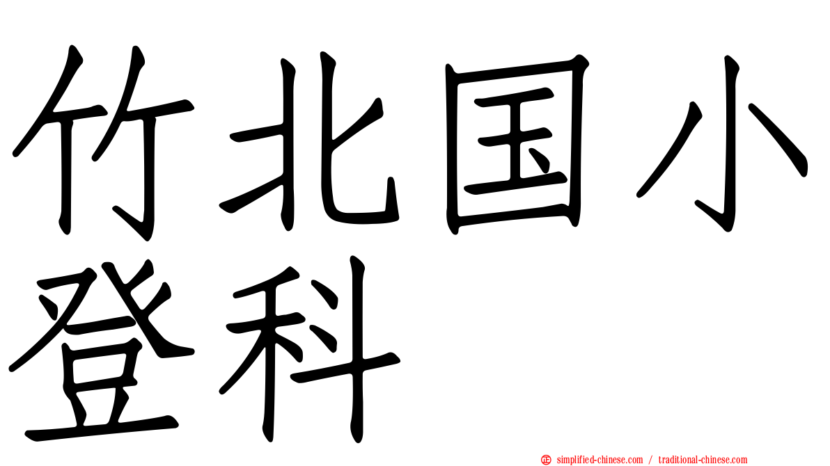 竹北国小登科