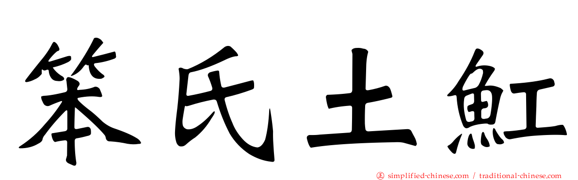 笨氏土𫚉