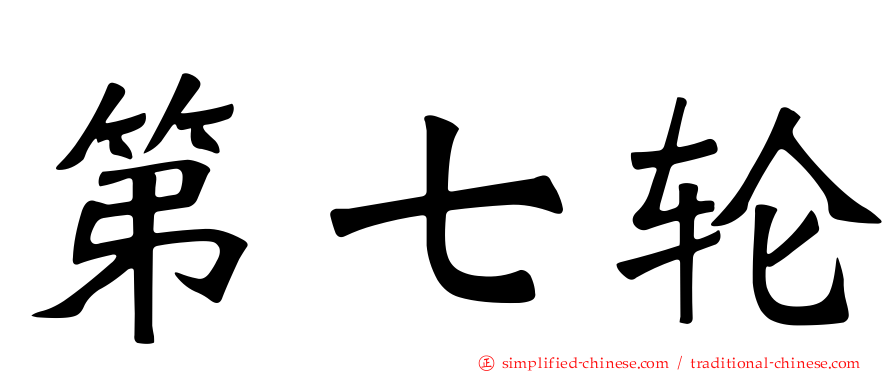 第七轮