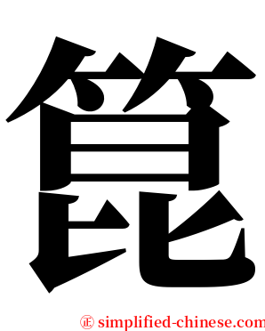 箟 serif font
