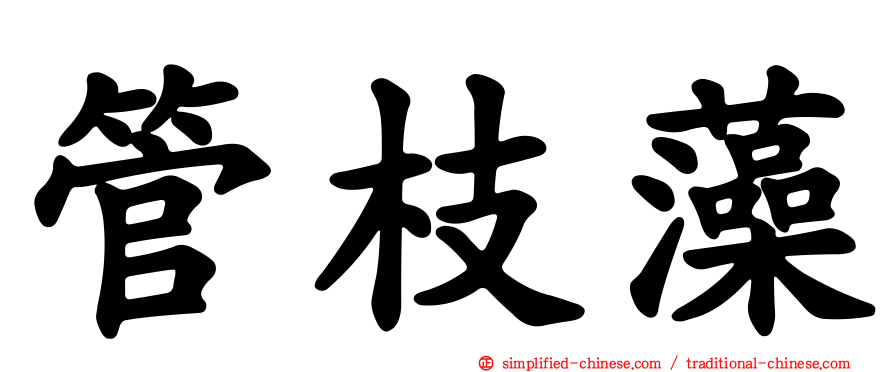 管枝藻