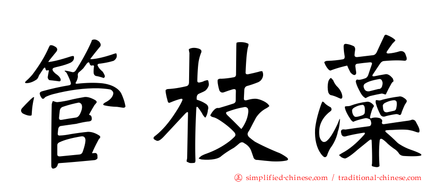 管枝藻