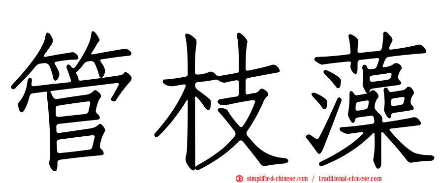 管枝藻