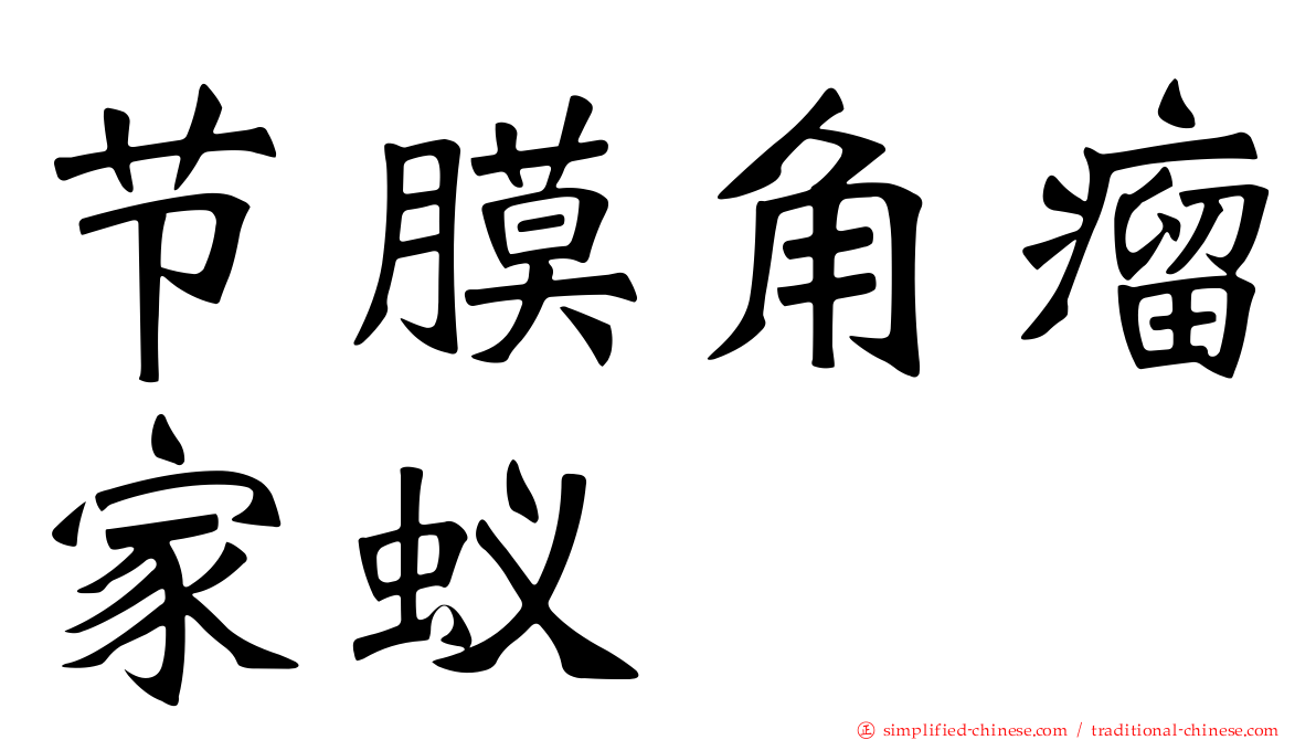 节膜角瘤家蚁