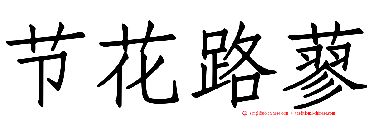 节花路蓼