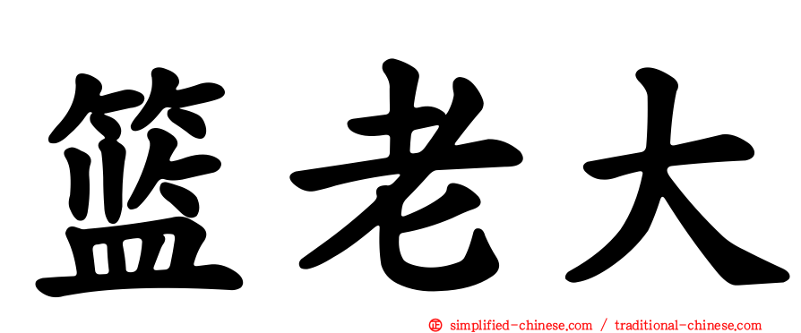 篮老大