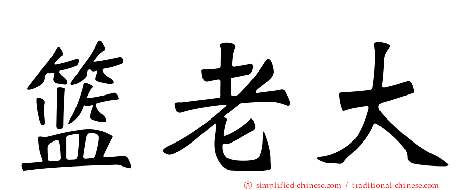 篮老大