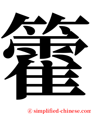 籗 serif font