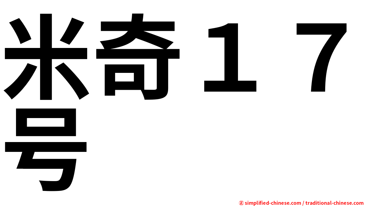 米奇１７号