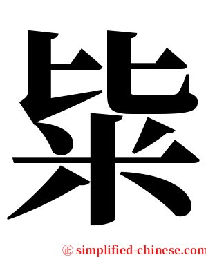 粊 serif font