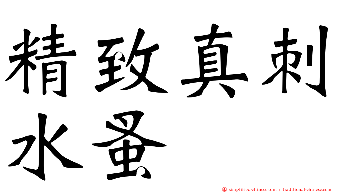 精致真刺水蚤