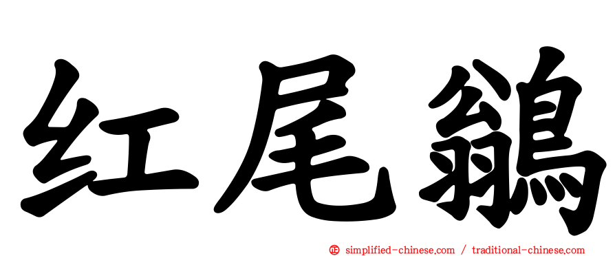 红尾鹟