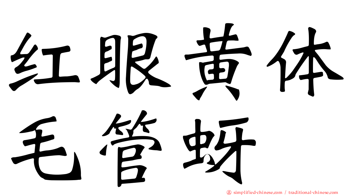 红眼黄体毛管蚜