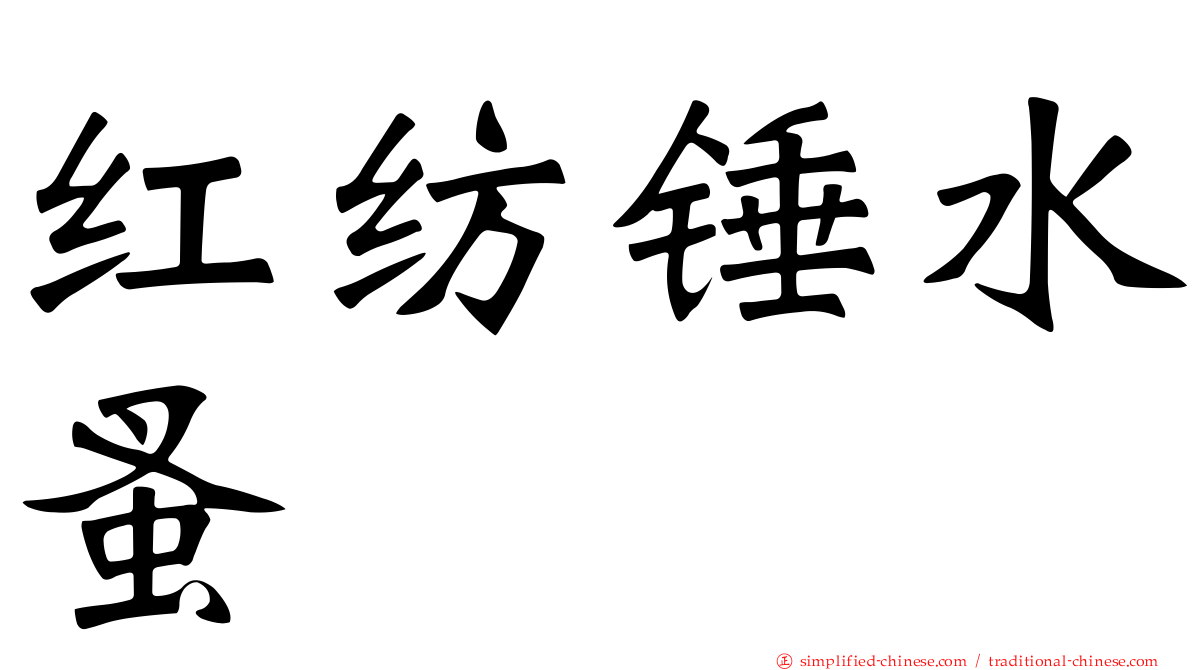 红纺锤水蚤