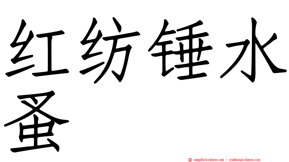 红纺锤水蚤