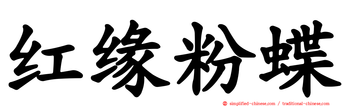 红缘粉蝶