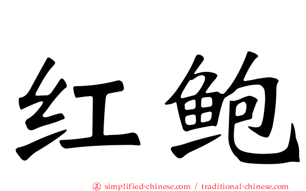 红鲍
