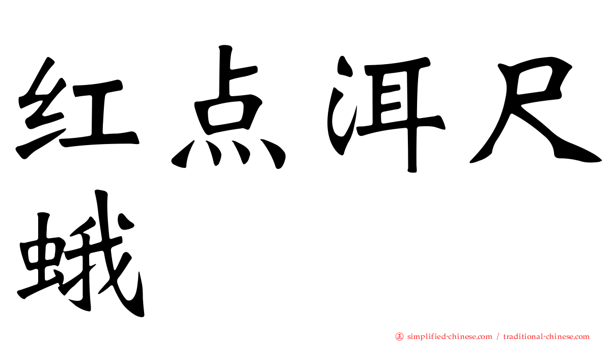红点洱尺蛾