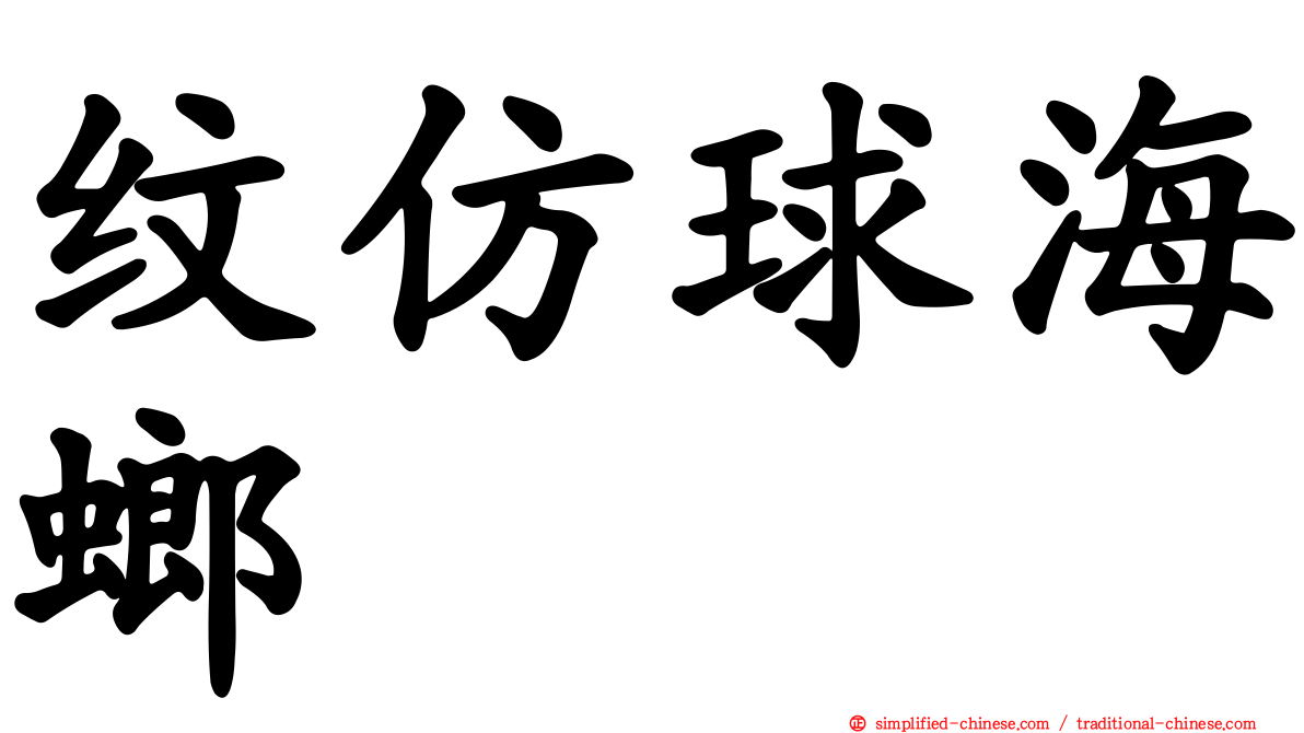 纹仿球海螂