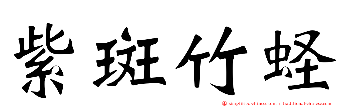 紫斑竹蛏