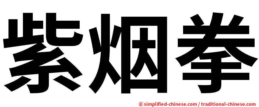 紫烟拳