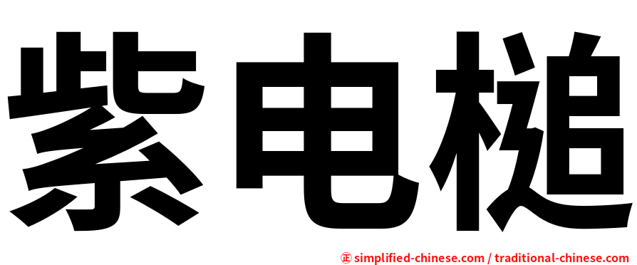 紫电槌