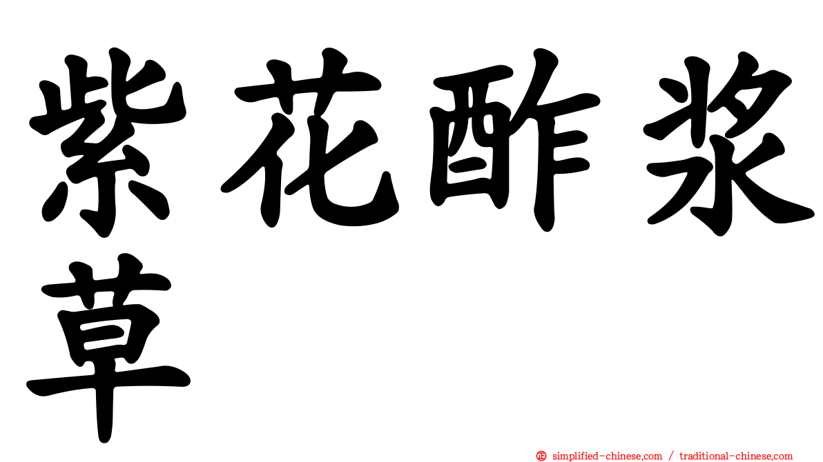 紫花酢浆草